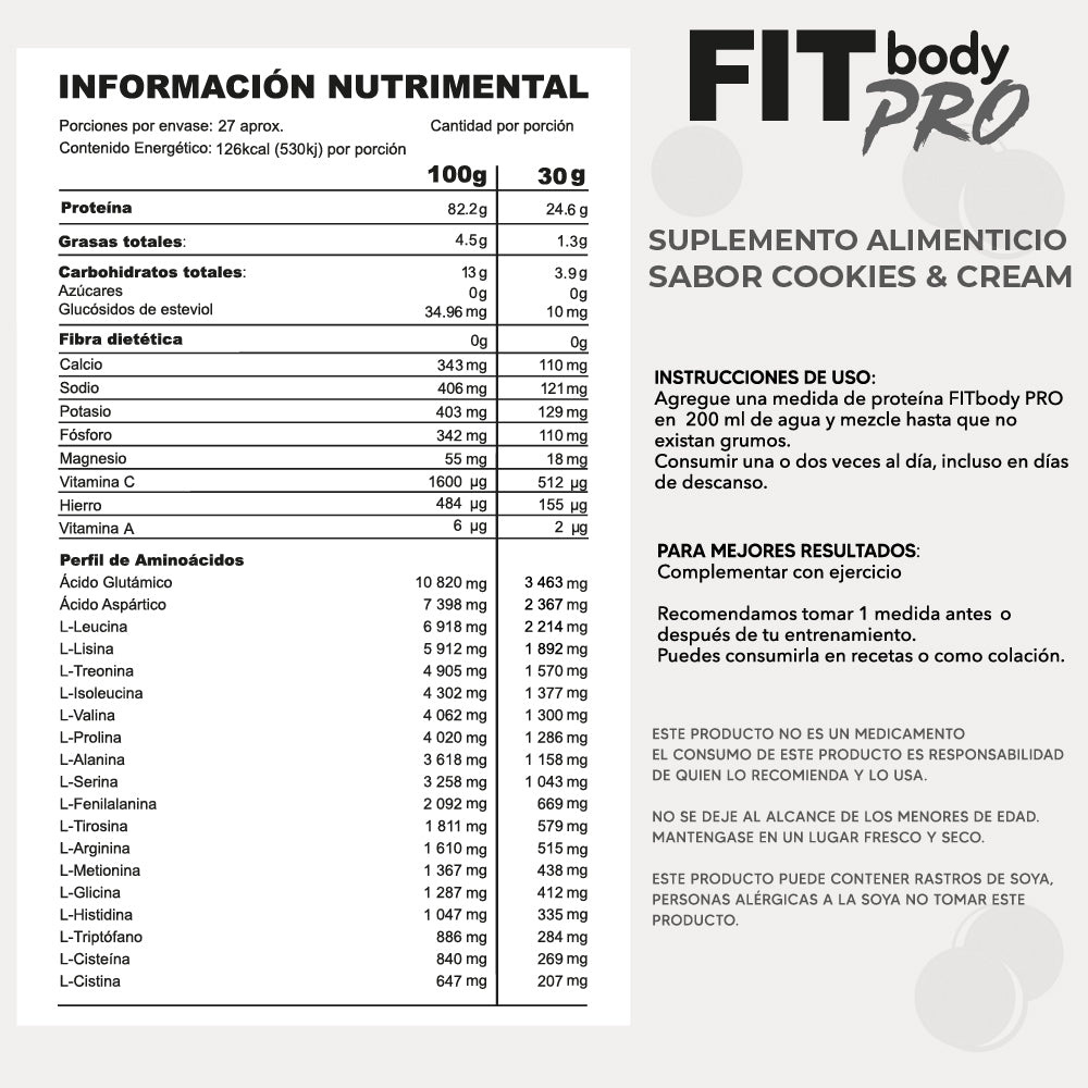 Proteína Fitbody PRO